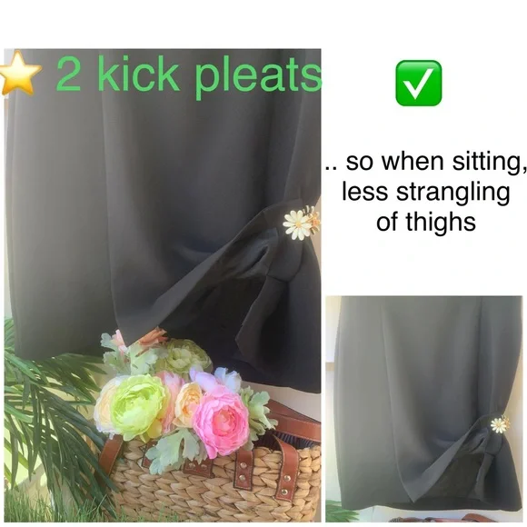 5 ⭐️TAHARI x Larry Levin 🔝 Style& Quality, Empire Waist princess seams - Picture 15 of 16